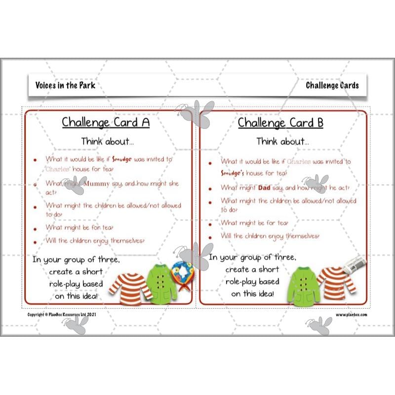 PlanBee Voices in the Park Activities | Year 5 English lessons | PlanBee