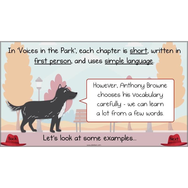 PlanBee Voices in the Park Activities | Year 5 English lessons | PlanBee