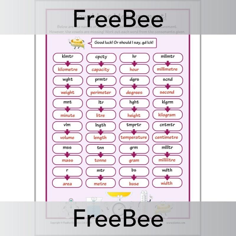 PlanBee Vowel-less Maths Puzzles | Free KS2 Maths Puzzles