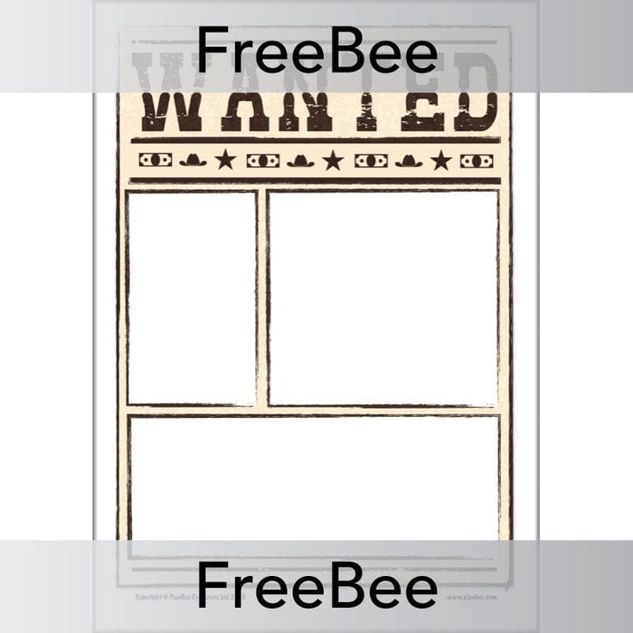 FREE Wanted Poster Templates for KS2 and KS1 | PlanBee