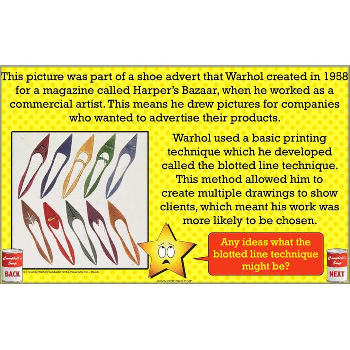 PlanBee Andy Warhol KS2 Art Lessons The Pop Art Movement | PlanBee