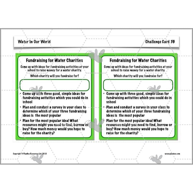 PlanBee Water Topic KS2 Water in our World Lessons by PlanBee