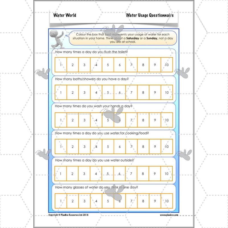 PlanBee Water World: Year 5 & Year 6 Geography scheme of work