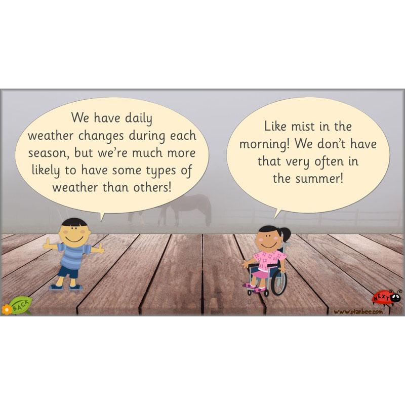 PlanBee Weather Patterns: KS1 lessons, activities and worksheets