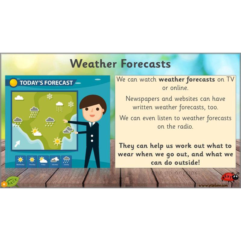 PlanBee Weather Patterns: KS1 lessons, activities and worksheets
