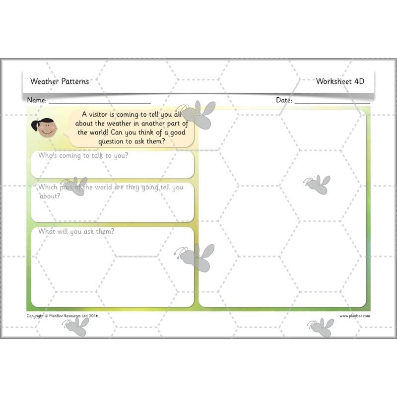PlanBee Weather Patterns: KS1 lessons, activities and worksheets