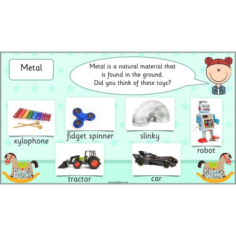 PlanBee Materials and their Properties KS1 Year 1 Science