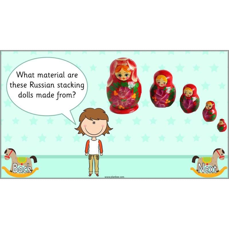 PlanBee Materials and their Properties KS1 Year 1 Science