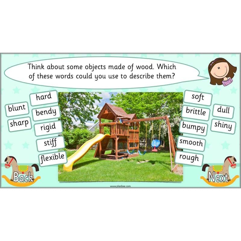 PlanBee Materials and their Properties KS1 Year 1 Science