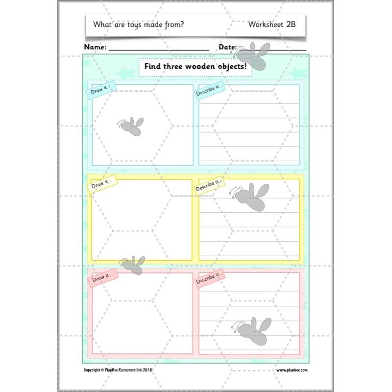 PlanBee Materials and their Properties KS1 Year 1 Science