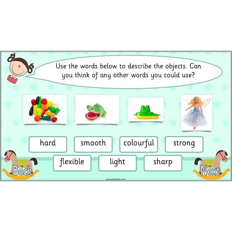 PlanBee Materials and their Properties KS1 Year 1 Science