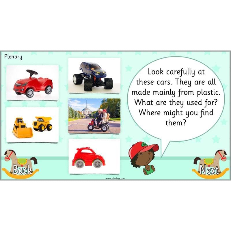 PlanBee Materials and their Properties KS1 Year 1 Science