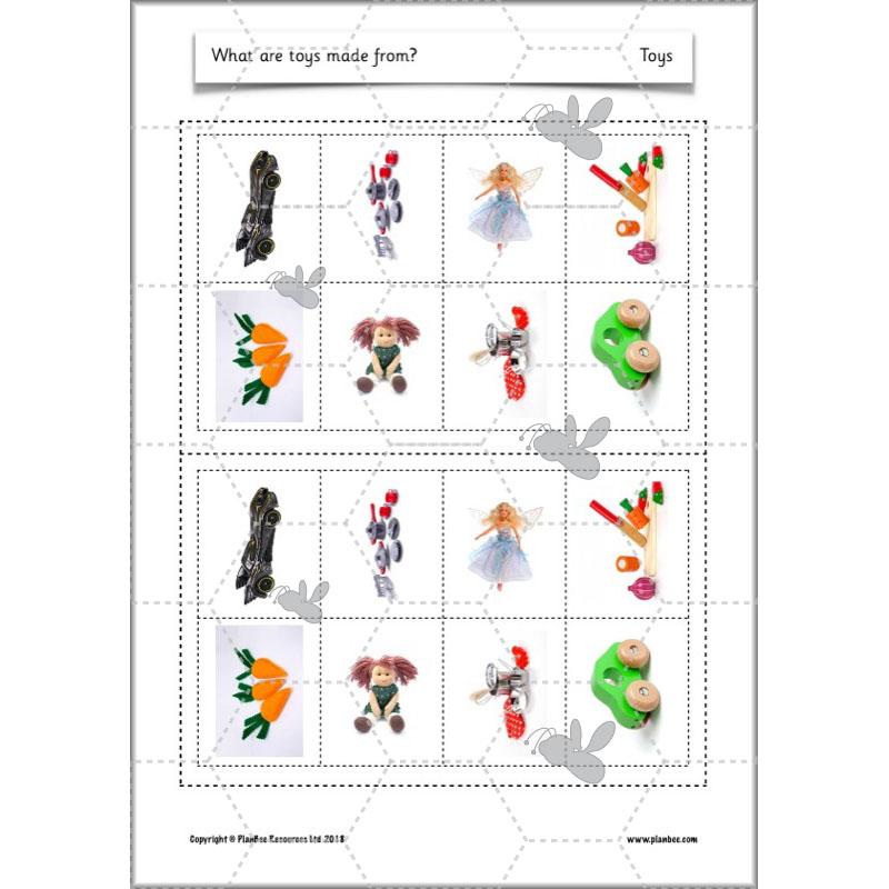 PlanBee Materials and their Properties KS1 Year 1 Science