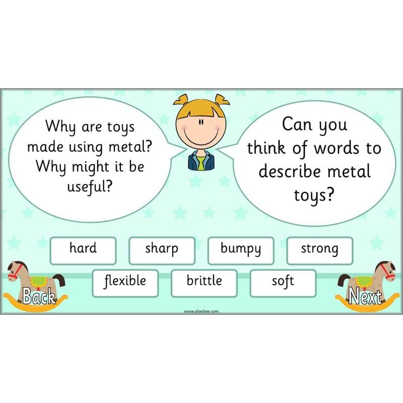 PlanBee Materials and their Properties KS1 Year 1 Science