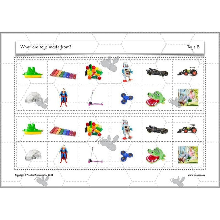 PlanBee Materials and their Properties KS1 Year 1 Science