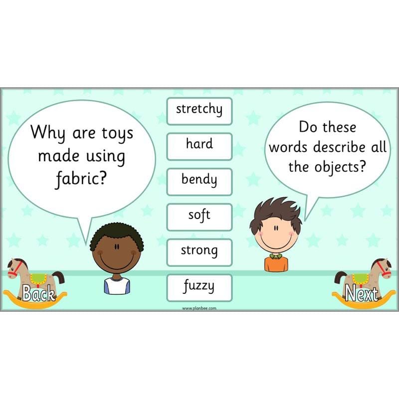 PlanBee Materials and their Properties KS1 Year 1 Science