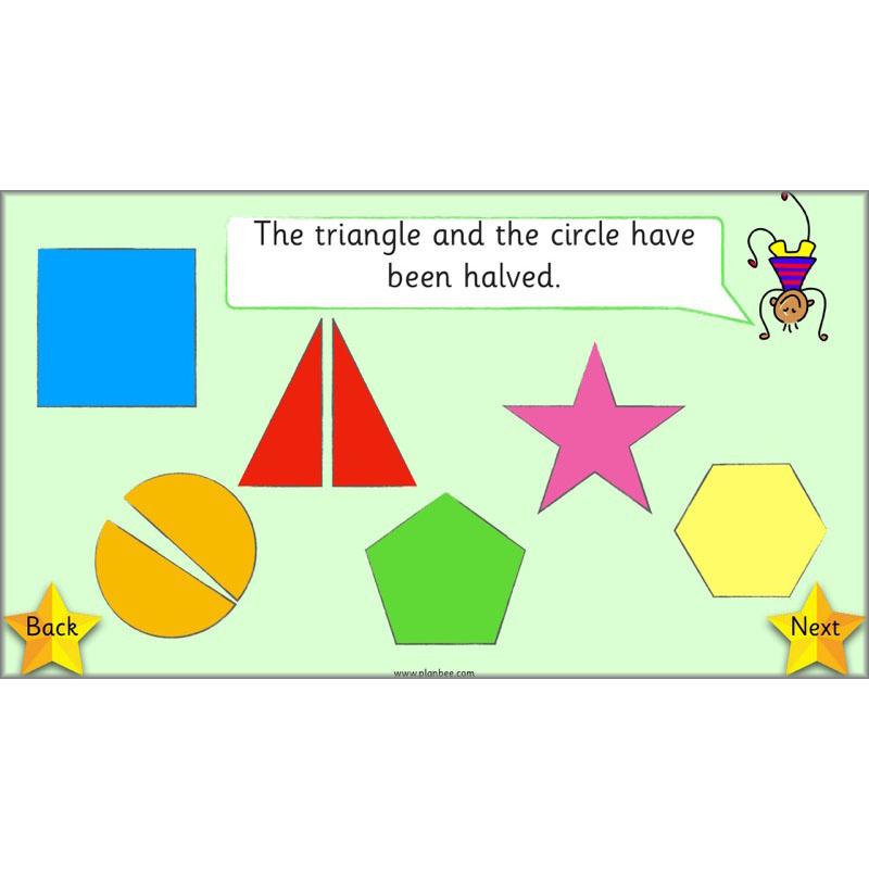 PlanBee What is a half? - KS1 Year 1 lesson pack