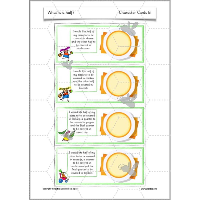 PlanBee What is a half? - KS1 Year 1 lesson pack