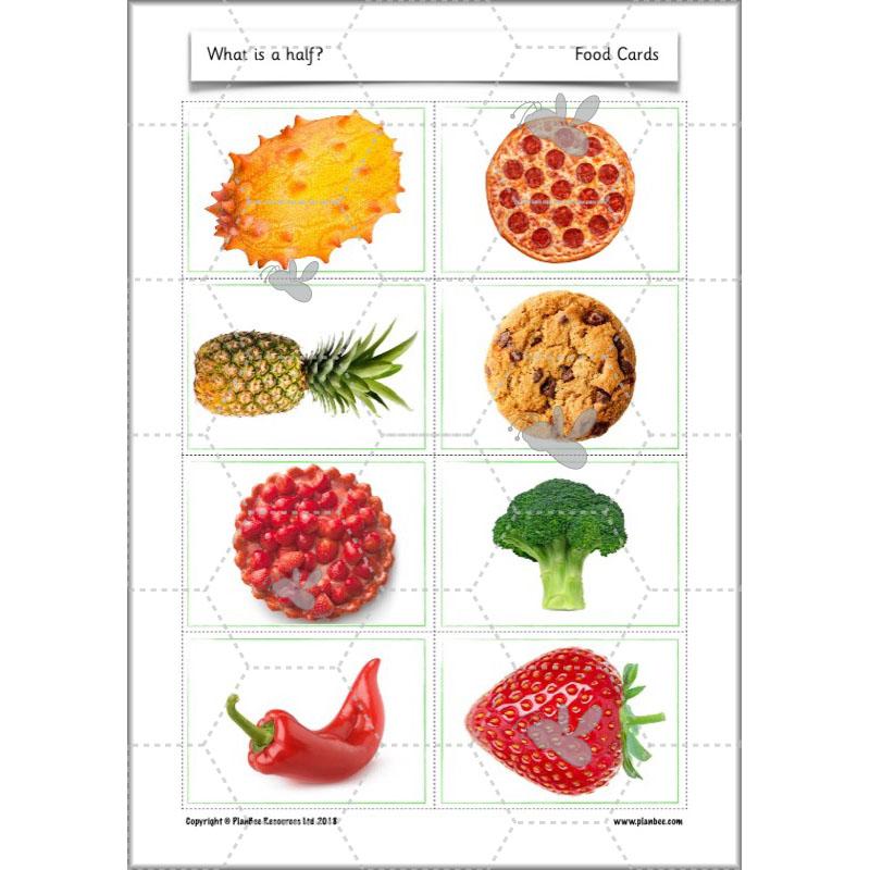PlanBee What is a half? - KS1 Year 1 lesson pack