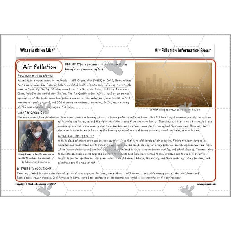 China KS2 Geography Lesson Planning Pack for Year 5 & 6 — PlanBee