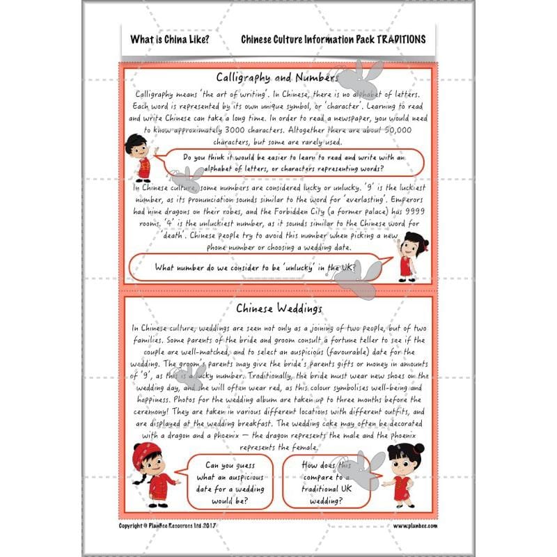 PlanBee China KS2 Geography Lesson Planning Pack for Year 5 & 6