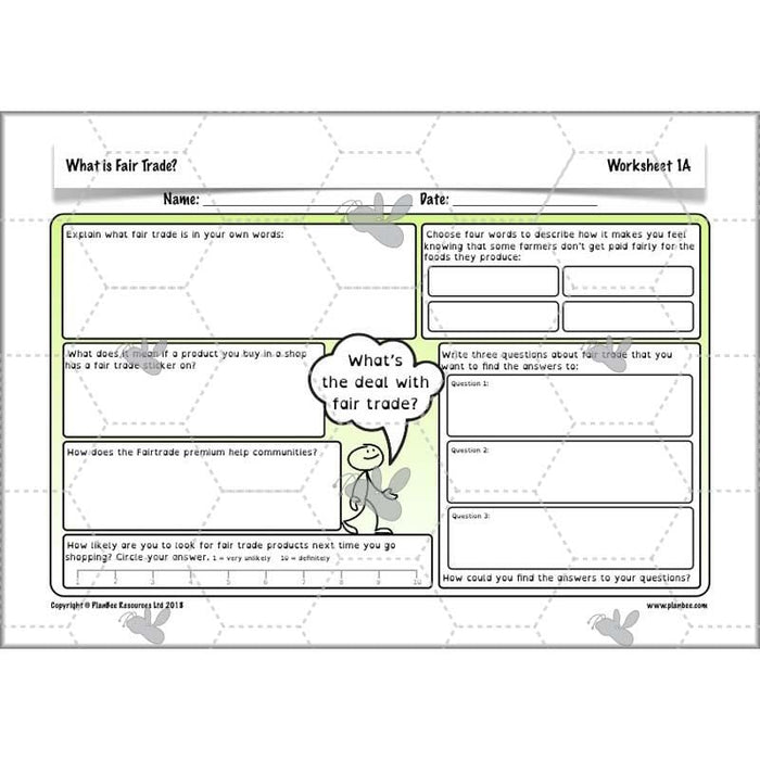 PlanBee What is Fair Trade KS2 ESR Lessons by PlanBee