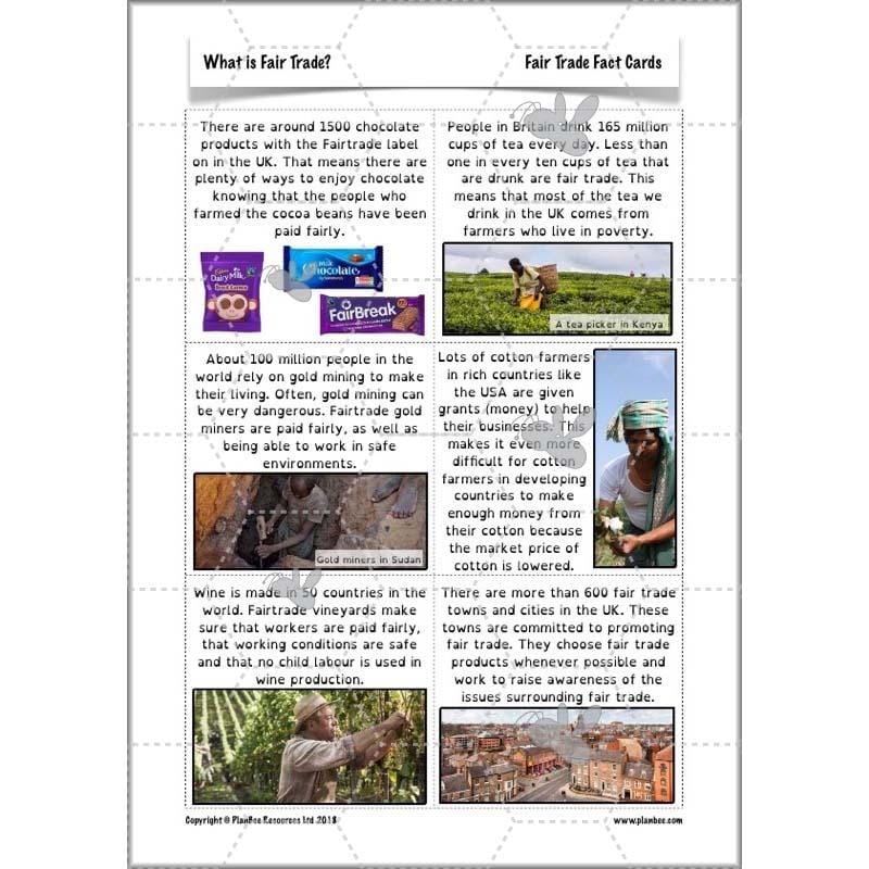 PlanBee What is Fair Trade KS2 ESR Lessons by PlanBee