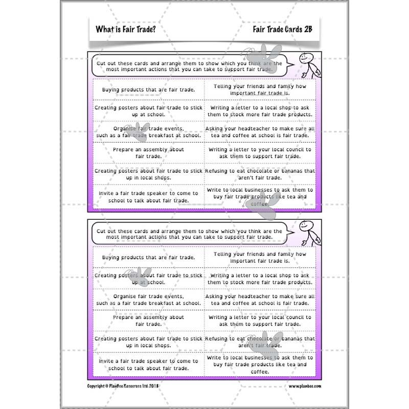 PlanBee What is Fair Trade KS2 ESR Lessons by PlanBee