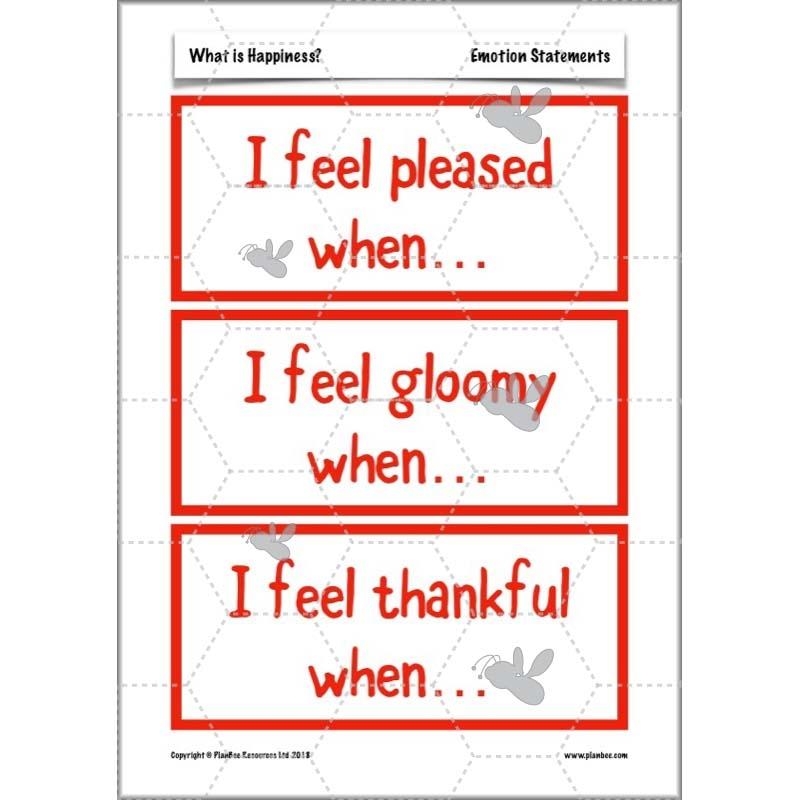 PlanBee What is Happiness? KS2 ESR Lessons by PlanBee