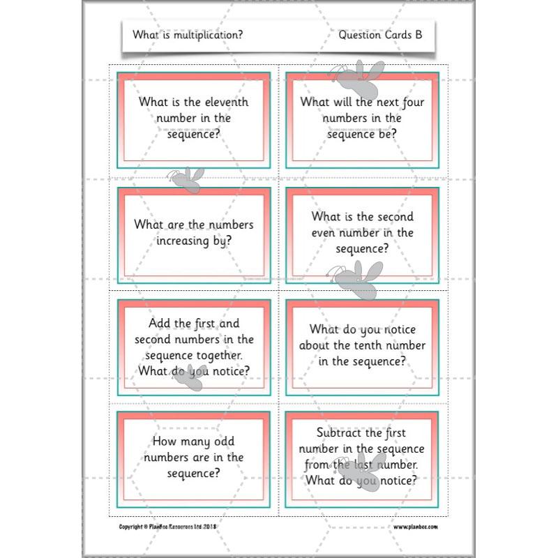 PlanBee What is Multiplication? Year 2 Maths Lessons from PlanBee