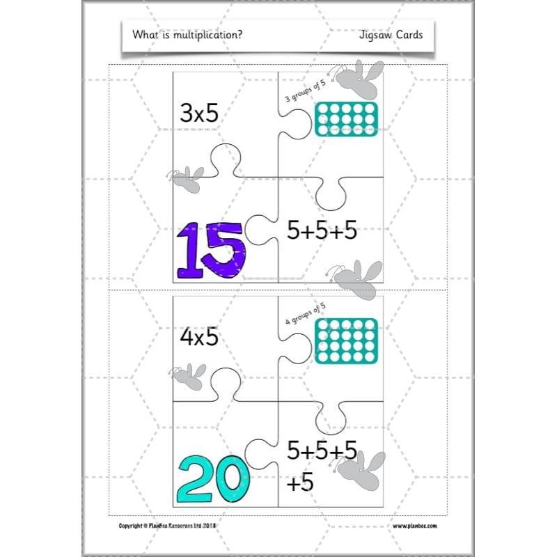 PlanBee What is Multiplication? Year 2 Maths Lessons from PlanBee