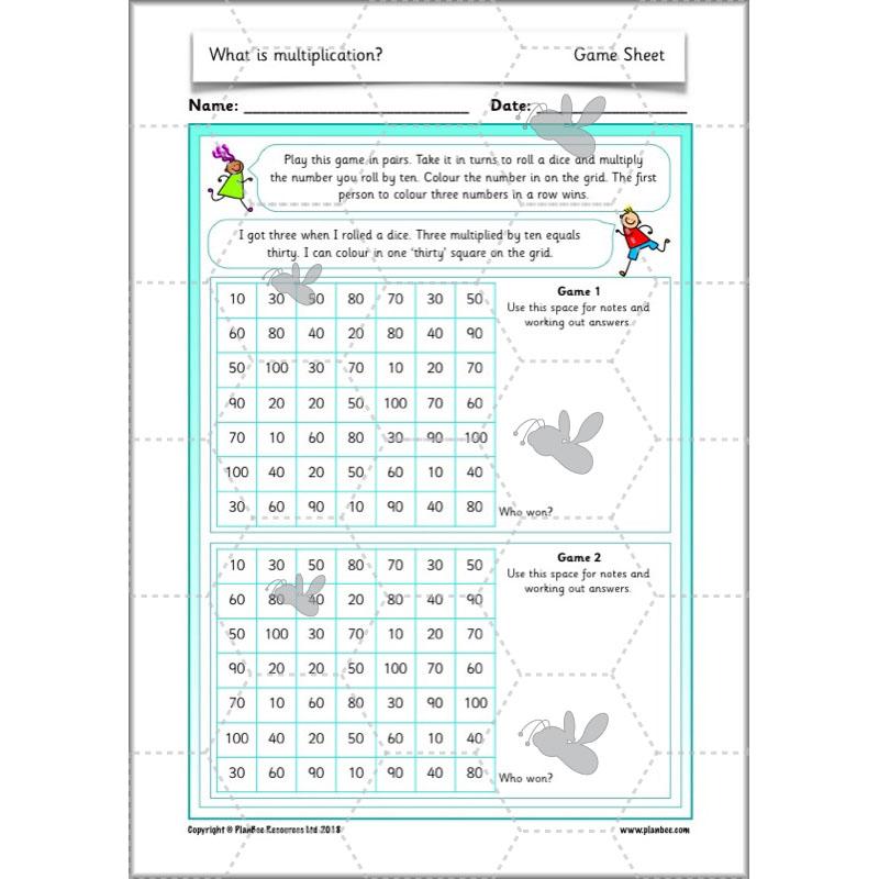 PlanBee What is Multiplication? Year 2 Maths Lessons from PlanBee