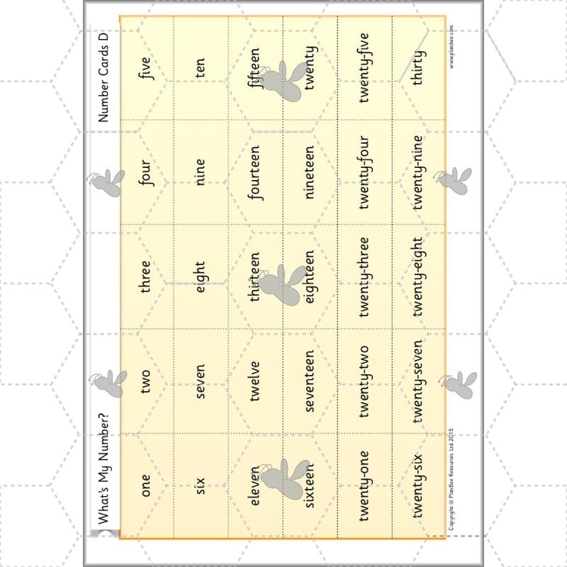 PlanBee What's My Number? Complete Year 2 Maths Lessons and Resources