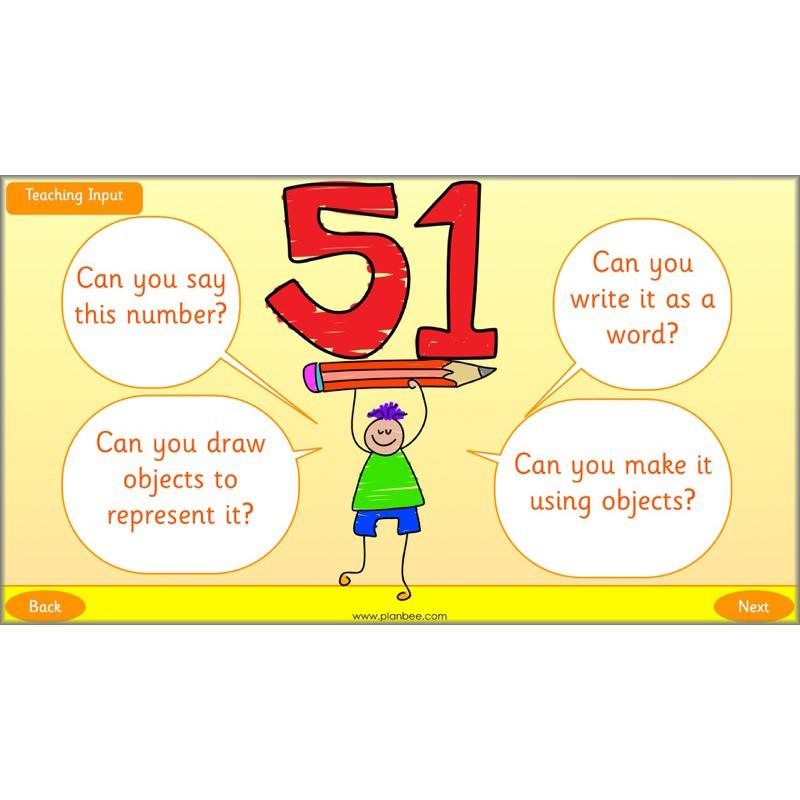 PlanBee What's My Number? Complete Year 2 Maths Lessons and Resources