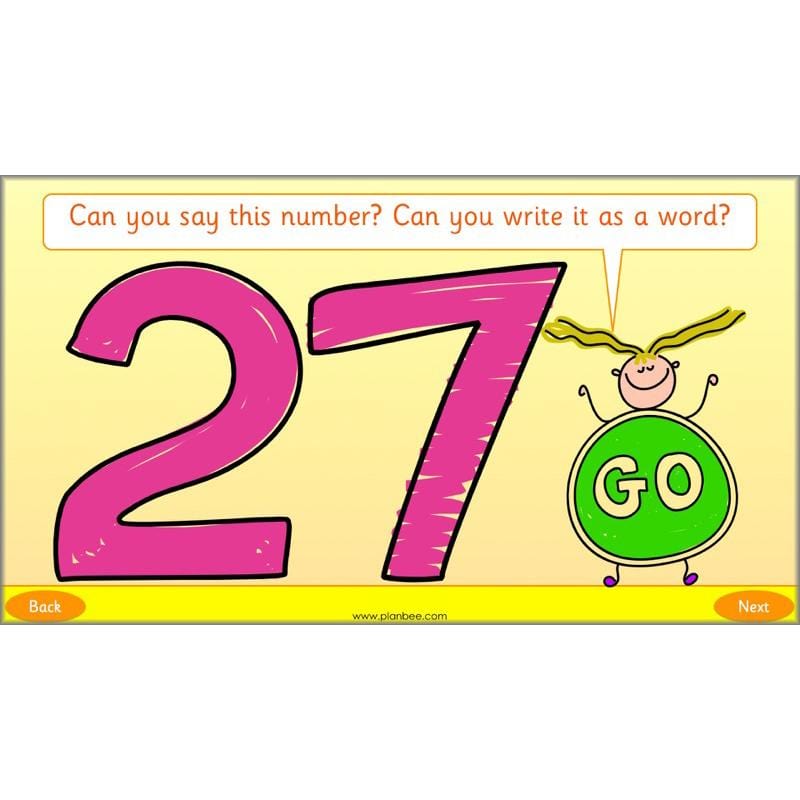 PlanBee What's My Number? Complete Year 2 Maths Lessons and Resources