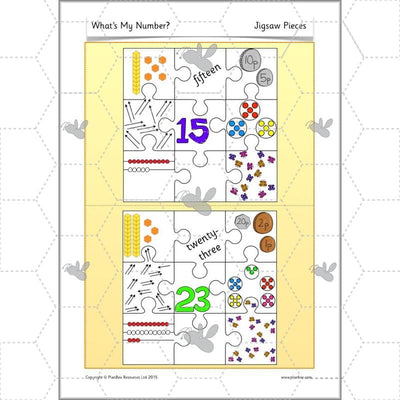 PlanBee What's My Number? Complete Year 2 Maths Lessons and Resources
