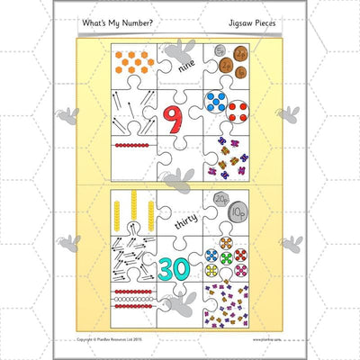PlanBee What's My Number? Complete Year 2 Maths Lessons and Resources