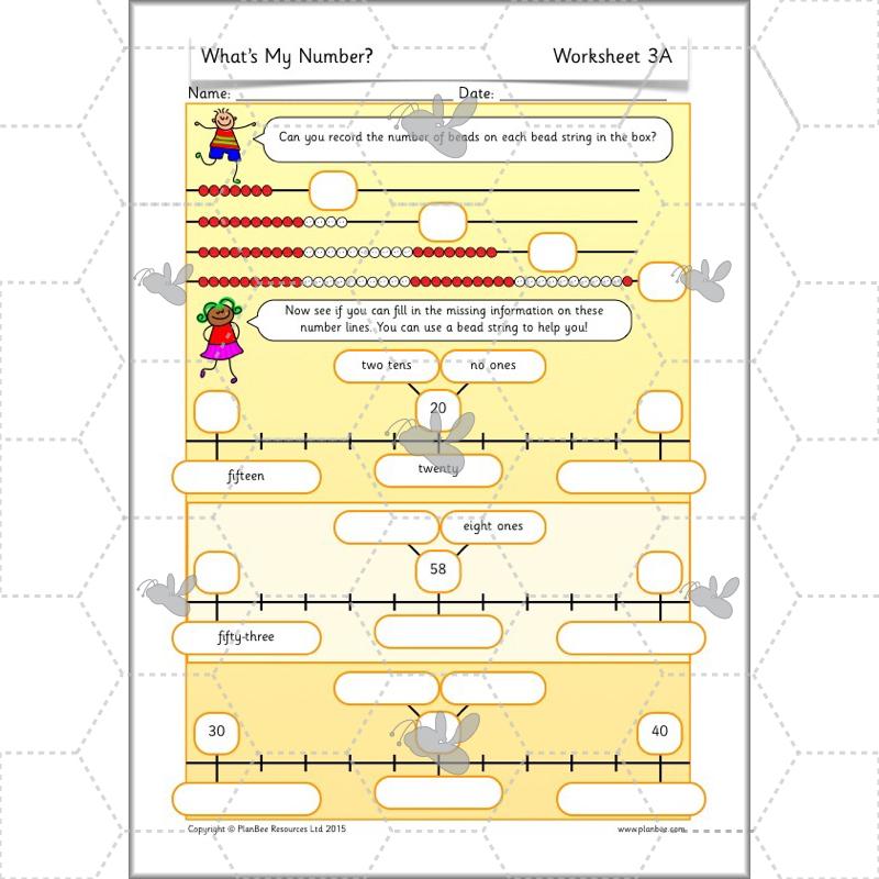 PlanBee What's My Number? Complete Year 2 Maths Lessons and Resources