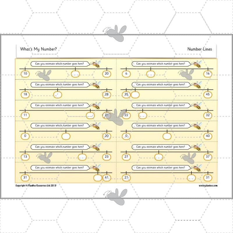 PlanBee What's My Number? Complete Year 2 Maths Lessons and Resources