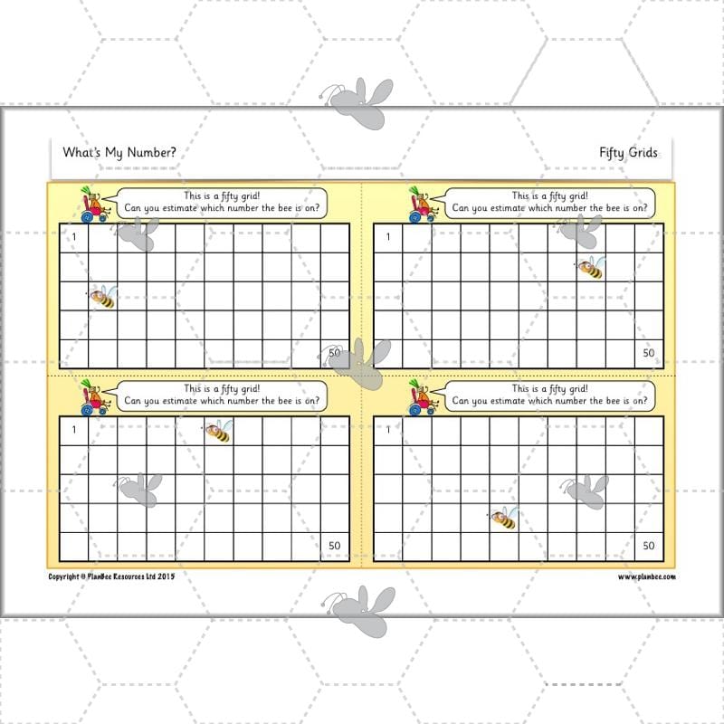 PlanBee What's My Number? Complete Year 2 Maths Lessons and Resources