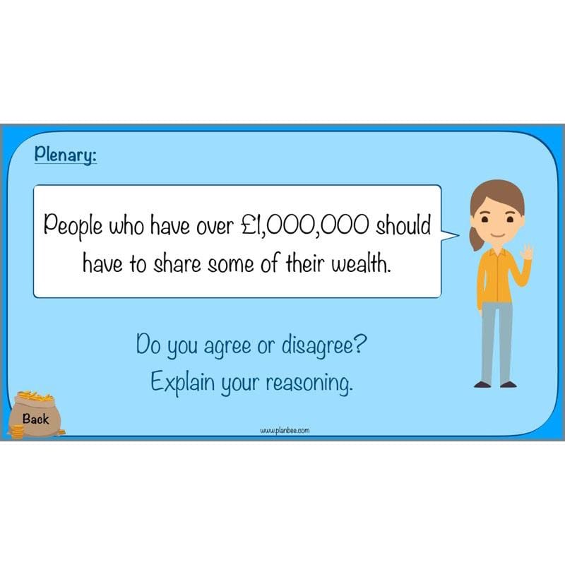 PlanBee What is Wealth? KS2 ESR lessons by PlanBee