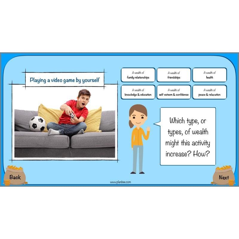 PlanBee What is Wealth? KS2 ESR lessons by PlanBee