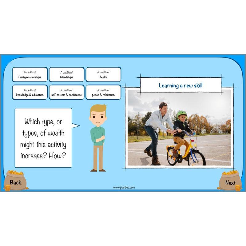 PlanBee What is Wealth? KS2 ESR lessons by PlanBee