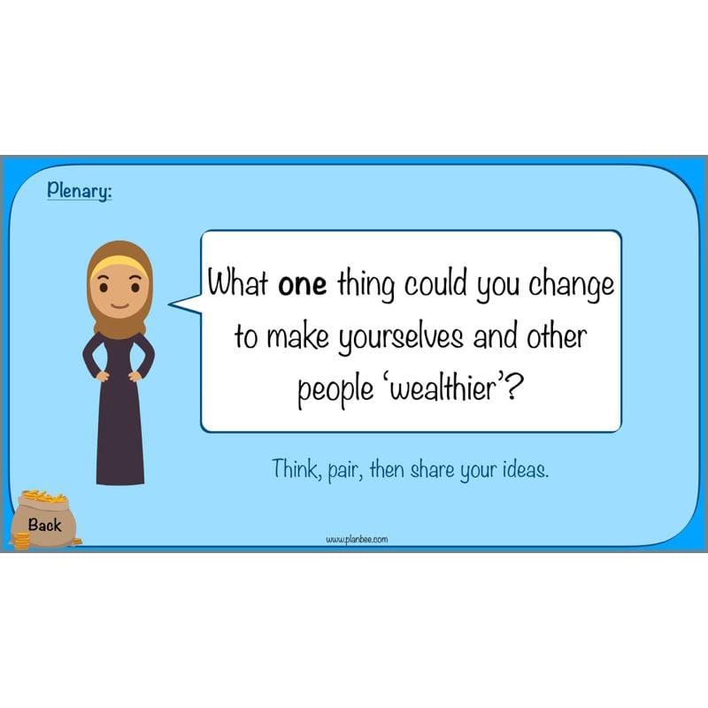 PlanBee What is Wealth? KS2 ESR lessons by PlanBee