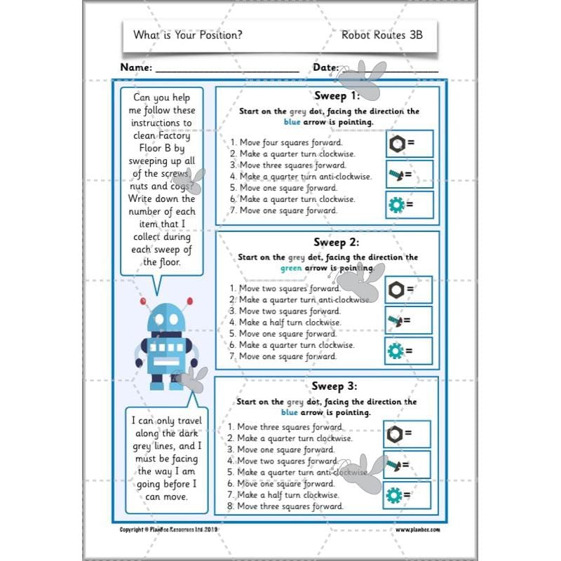 PlanBee Positional language and Directional Language KS1 by PlanBee