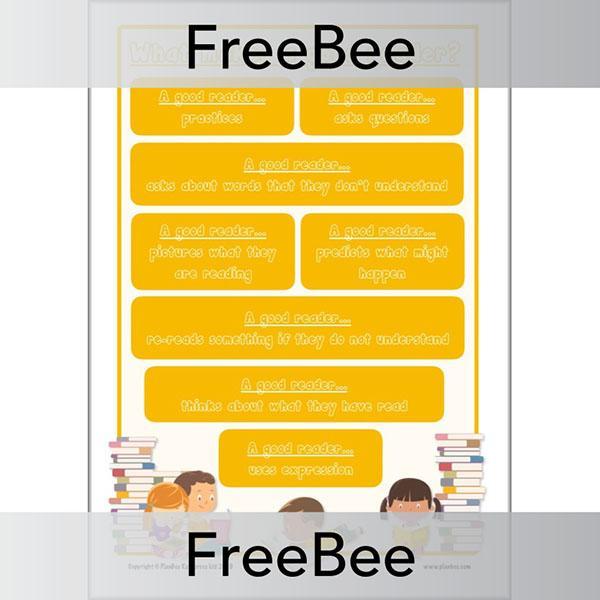 PlanBee What Makes a Good Reader Posters for KS1 and KS2