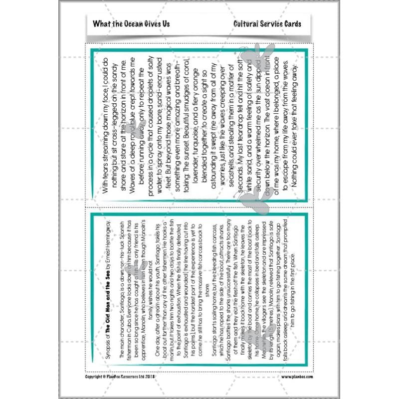 PlanBee Ocean Ecosystems KS2 ESR Lessons by PlanBee