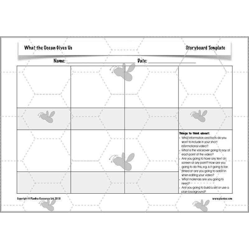 PlanBee Ocean Ecosystems KS2 ESR Lessons by PlanBee
