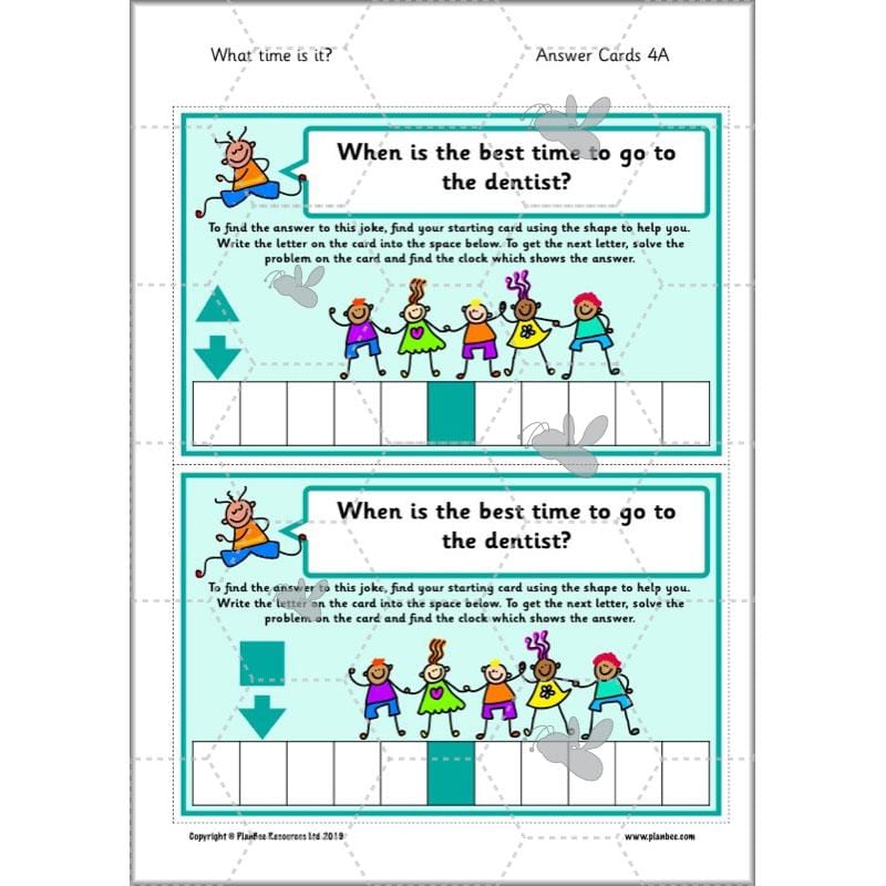 PlanBee Time Year 2 | What time is it? Maths Lessons for KS1