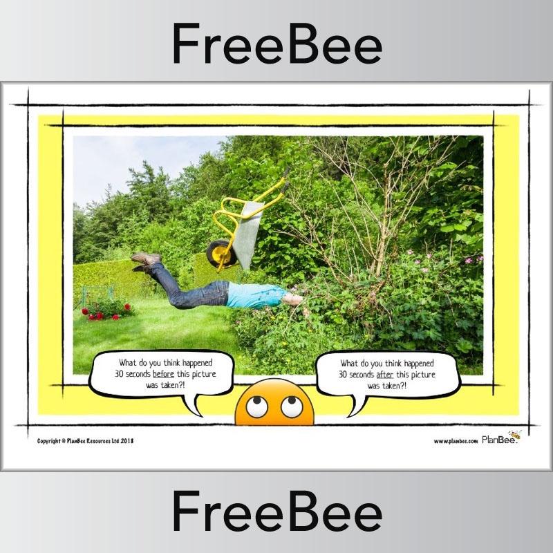 PlanBee What happened? Creative Writing Picture Prompts